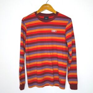 HUF striped long sleeve cotton shirt‎ - mens small